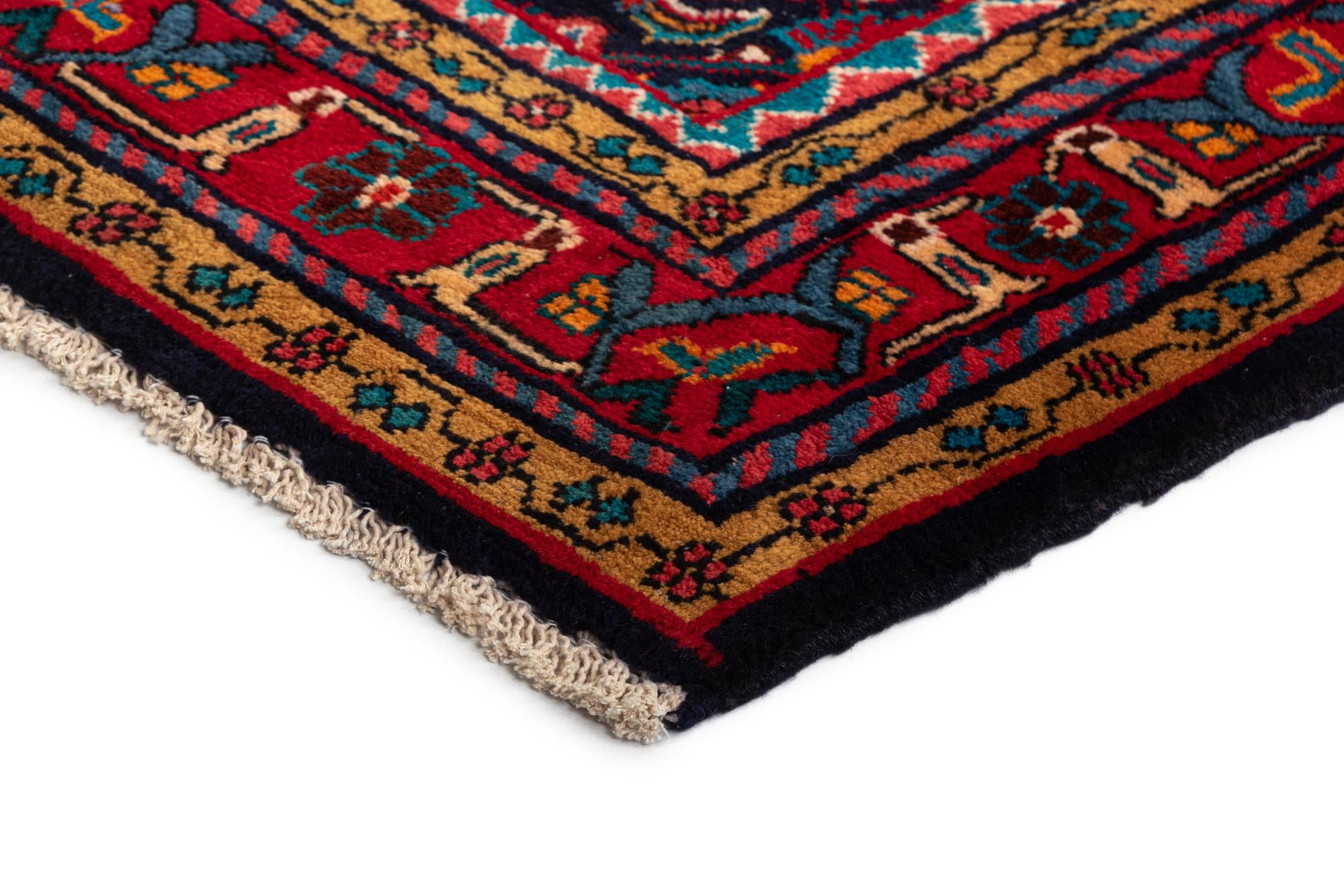 3' 10 x 10' Sirjan Wool Runner Rug