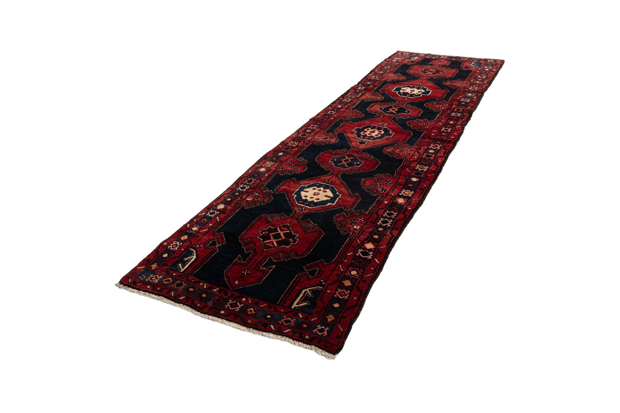 3' 7 x 12' 5 Sirjan Wool Runner Rug