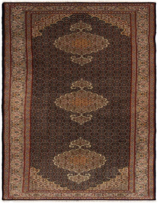 Detail image of 2' 9 x 10' 2 Tabriz Mahi Wool Runner Rug