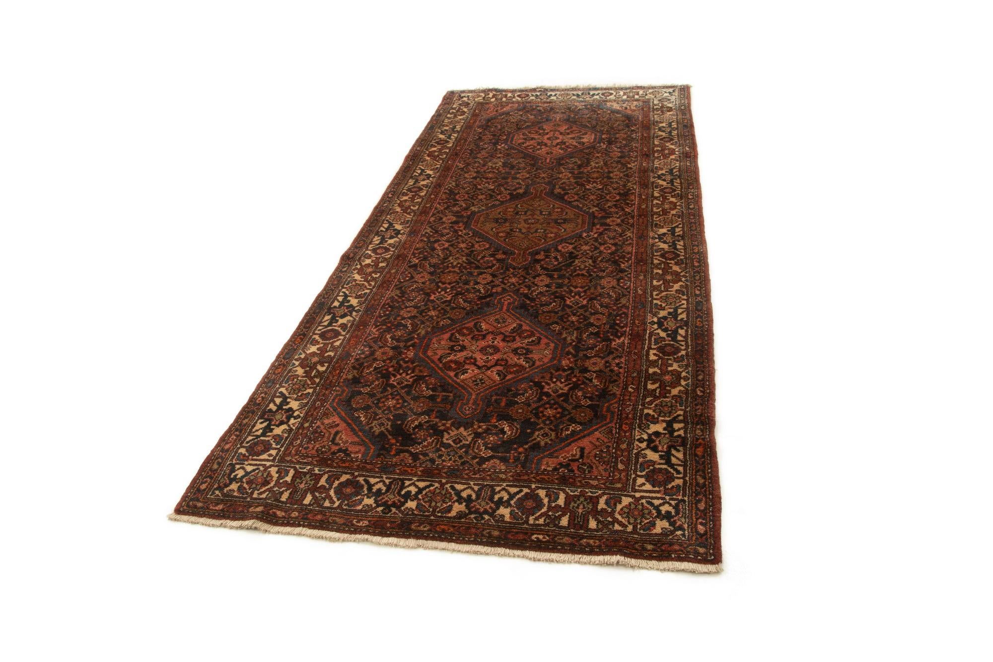 4' 2 x 10' 3 Tajabad Runner Rug