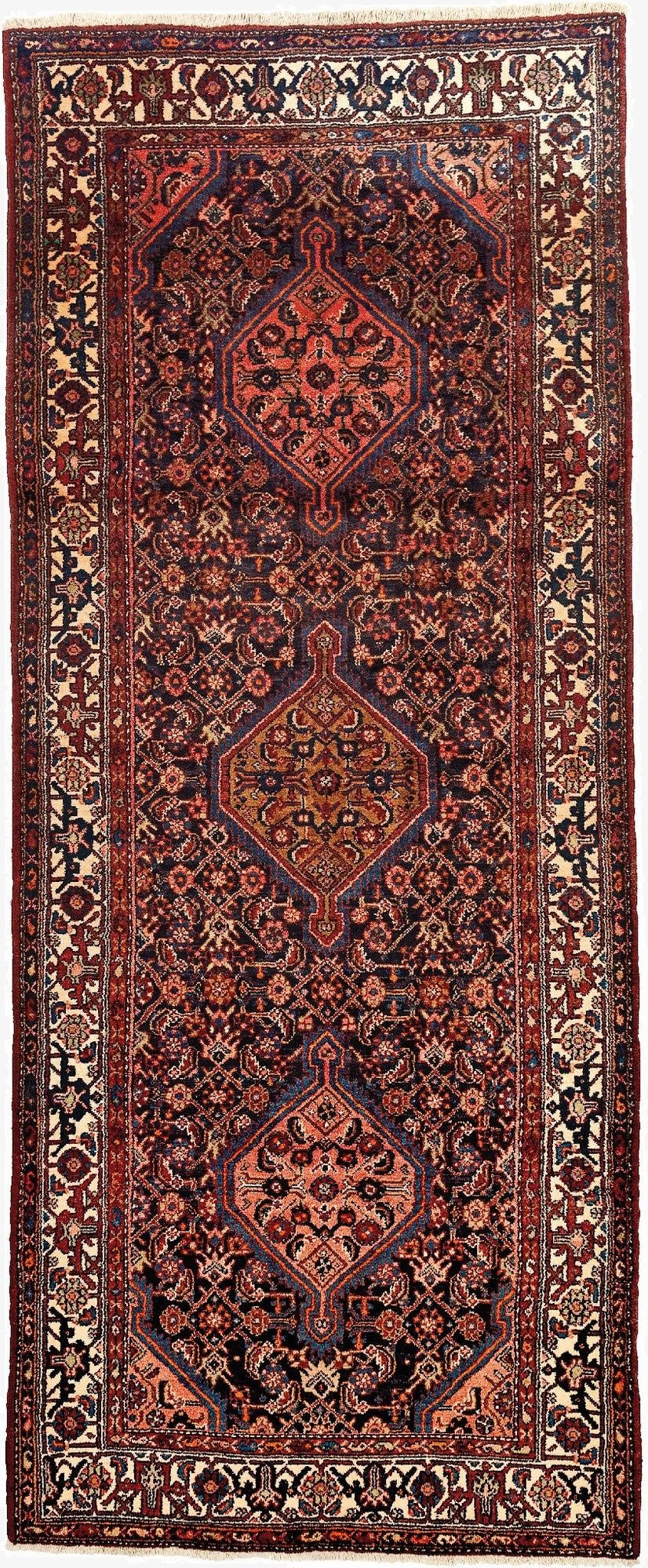 4' 2 x 10' 3 Tajabad Runner Rug