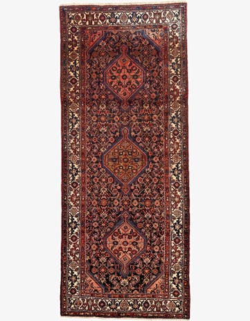 4' 2 x 10' 3 Tajabad Runner Rug