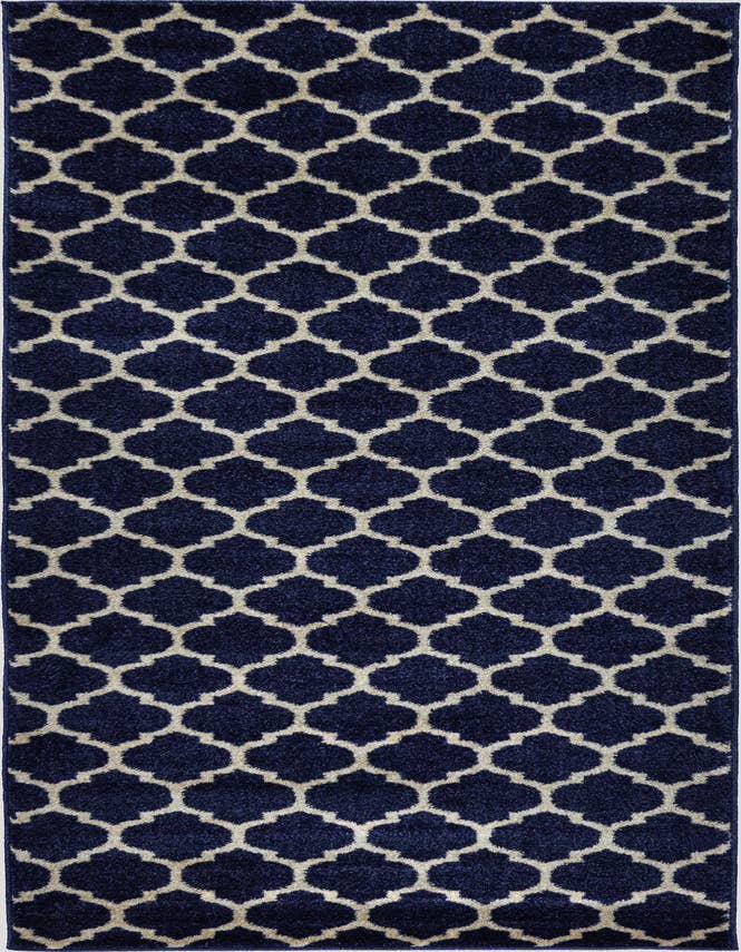 Detail image of 2' 7 x 8' Trellis Runner Rug