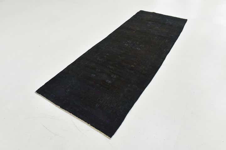 3' 3 x 9' 3 Hand Knotted Ultra Vintage Persian Wool Runner Rug