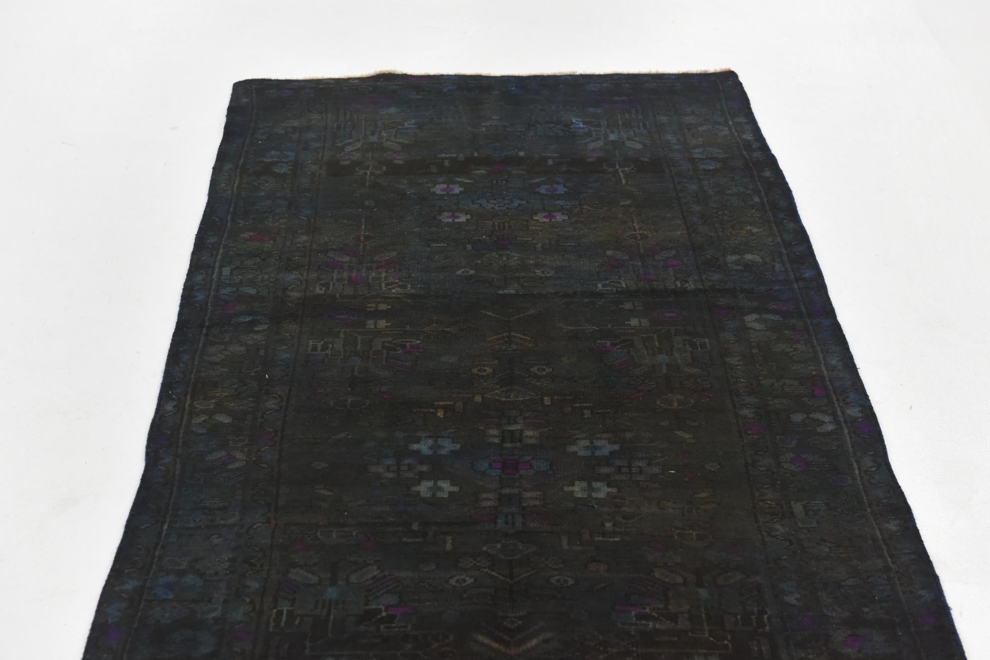 3' 3 x 9' 3 Hand Knotted Ultra Vintage Persian Wool Runner Rug