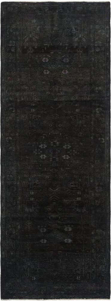 3' 3 x 9' 3 Hand Knotted Ultra Vintage Persian Wool Runner Rug