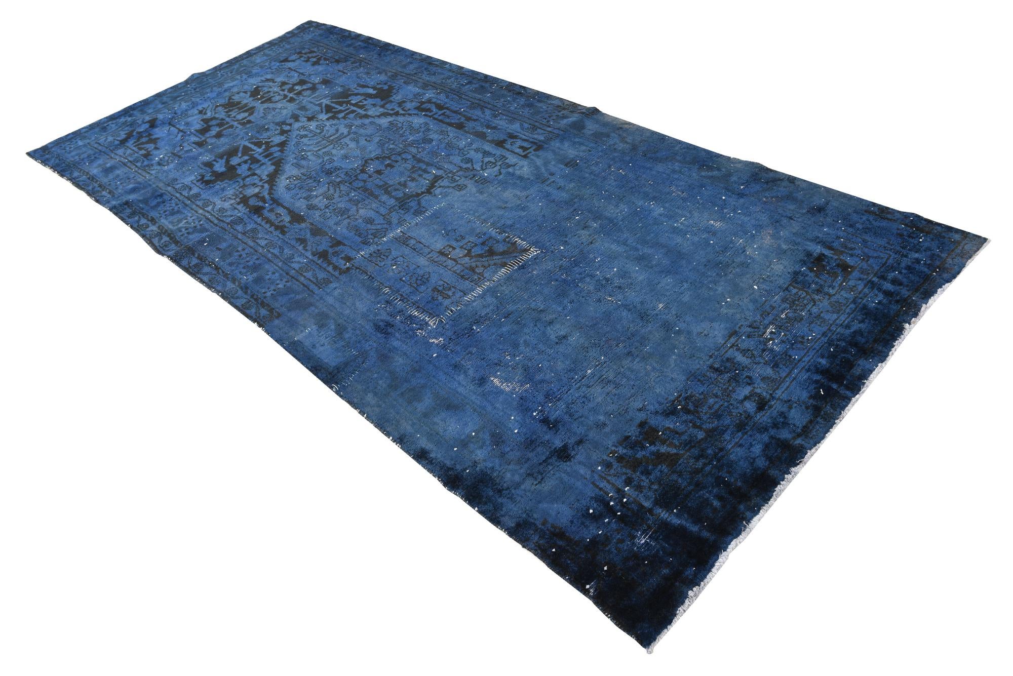 4' 9 x 10' 4 Hand Knotted Ultra Vintage Persian Wool Runner Rug