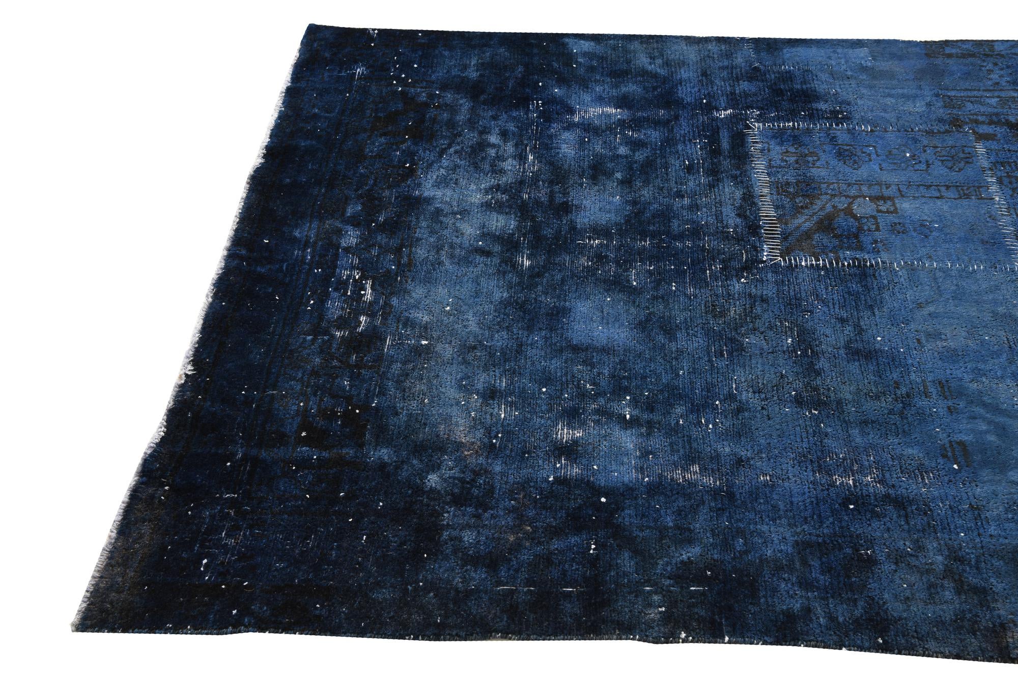 4' 9 x 10' 4 Hand Knotted Ultra Vintage Persian Wool Runner Rug
