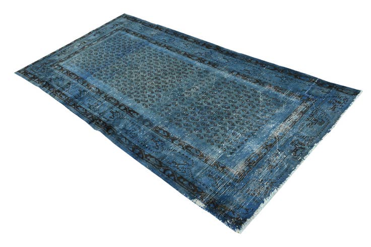 Detail image of 4' x 8' 1 Hand Knotted Ultra Vintage Persian Wool Runner Rug