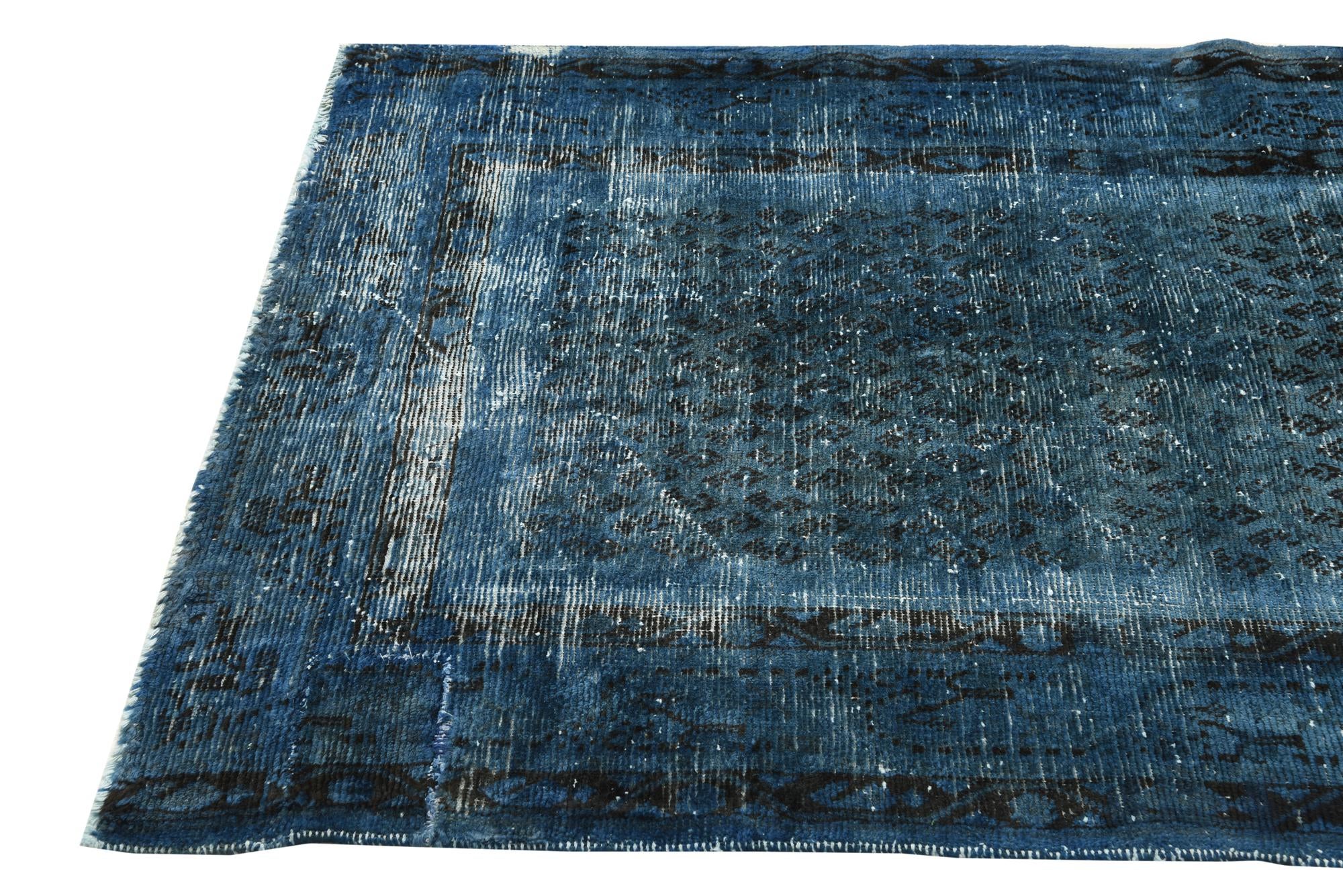 4' x 8' 1 Hand Knotted Ultra Vintage Persian Wool Runner Rug