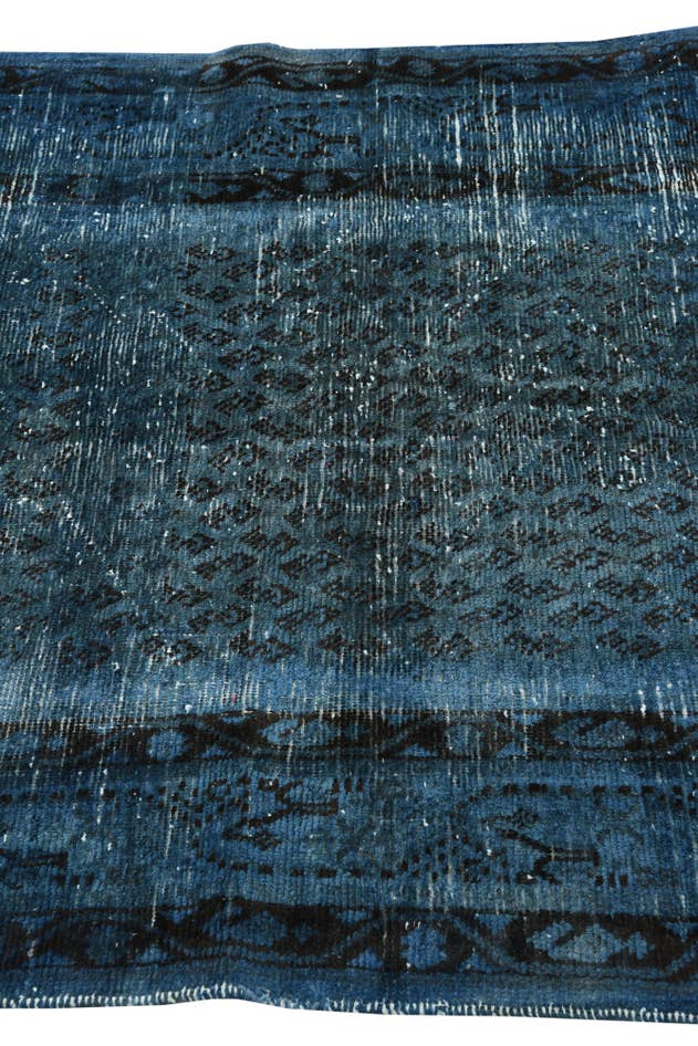 Detail image of 4' x 8' 1 Hand Knotted Ultra Vintage Persian Wool Runner Rug