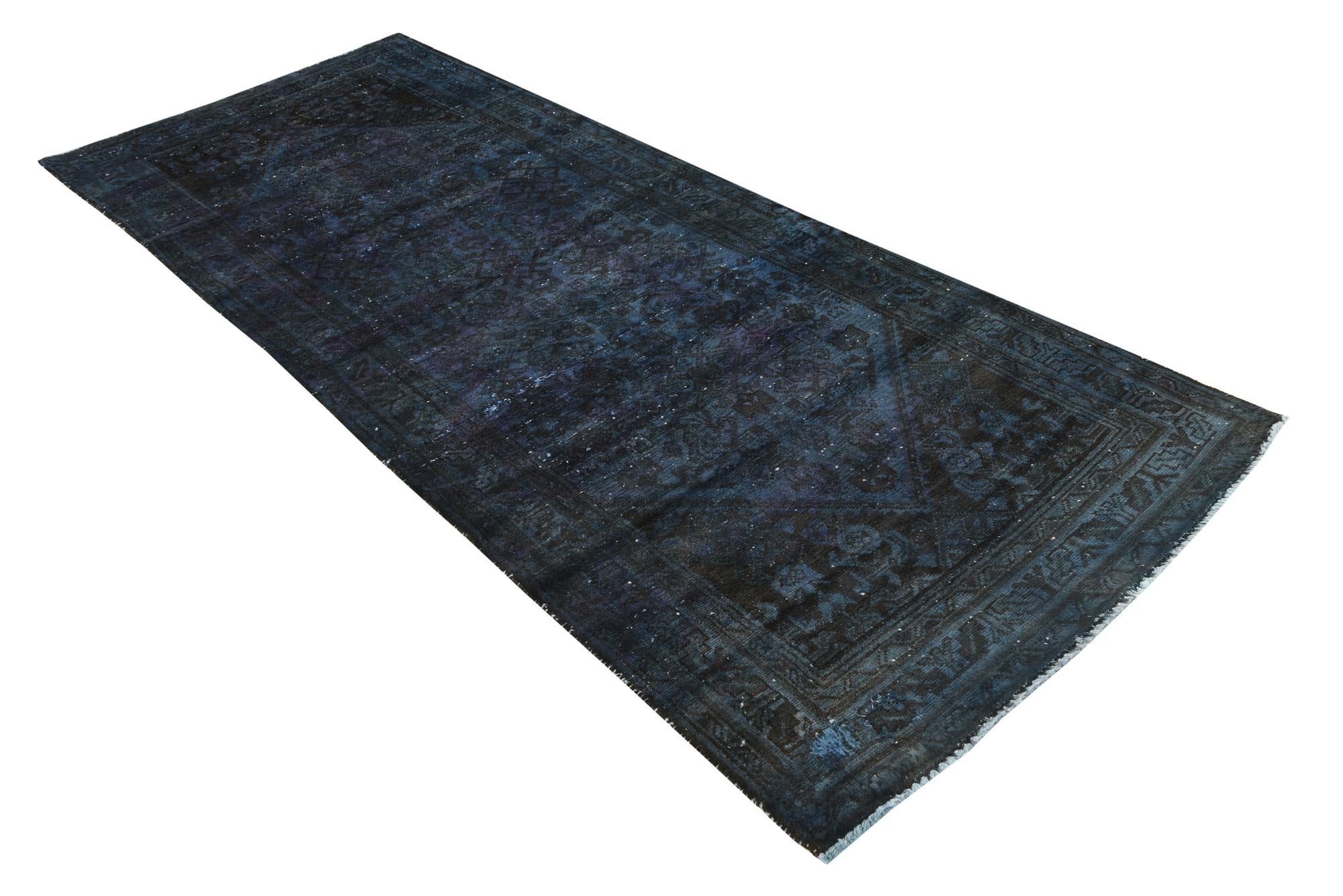 3' 4 x 8' 4 Hand Knotted Ultra Vintage Persian Wool Runner Rug