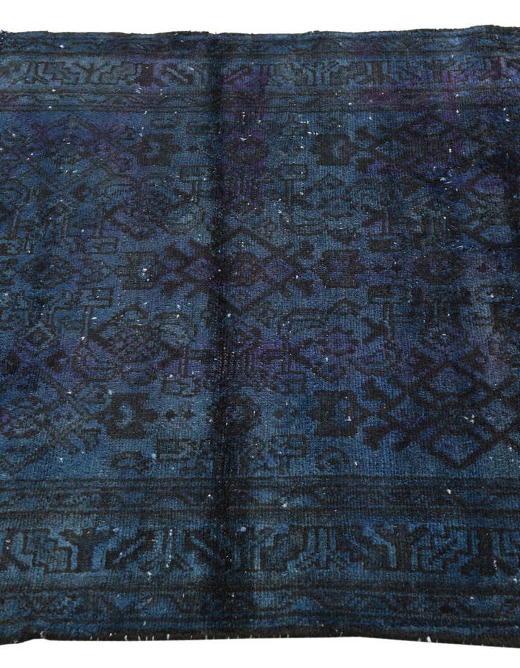 Detail image of 3' 4 x 8' 4  Hand Knotted Ultra Vintage Persian Wool Runner Rug