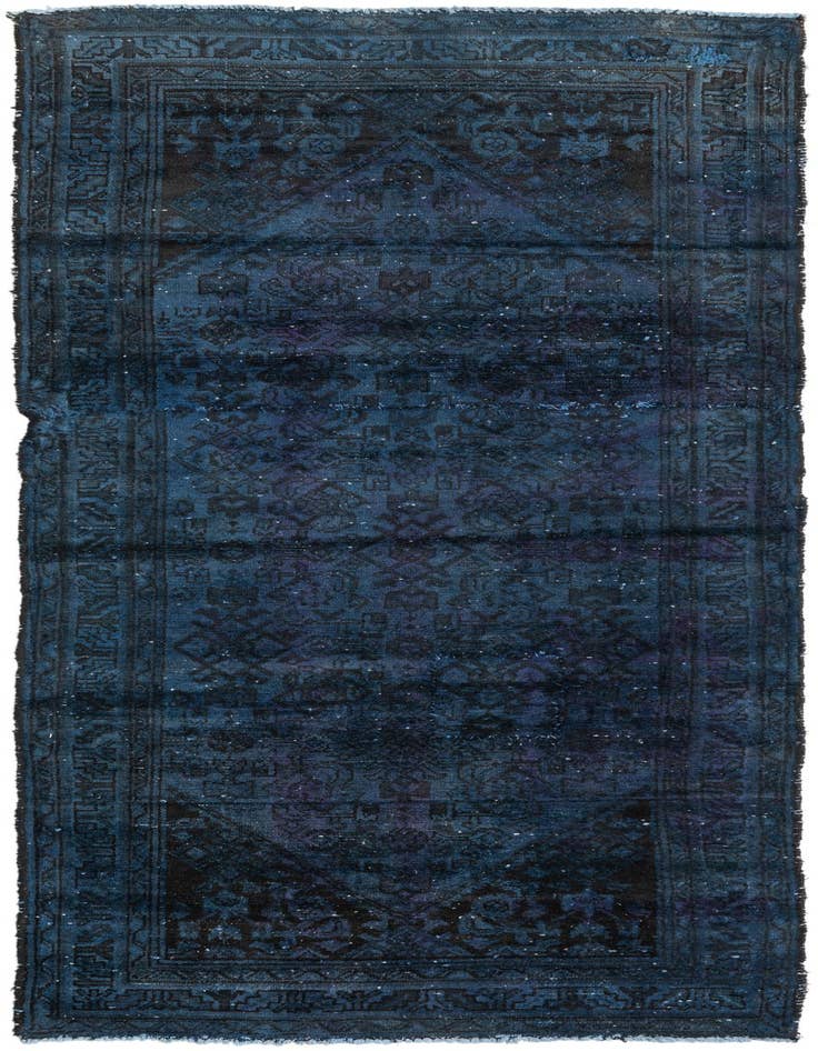 Detail image of 3' 4 x 8' 4 Hand Knotted Ultra Vintage Persian Wool Runner Rug