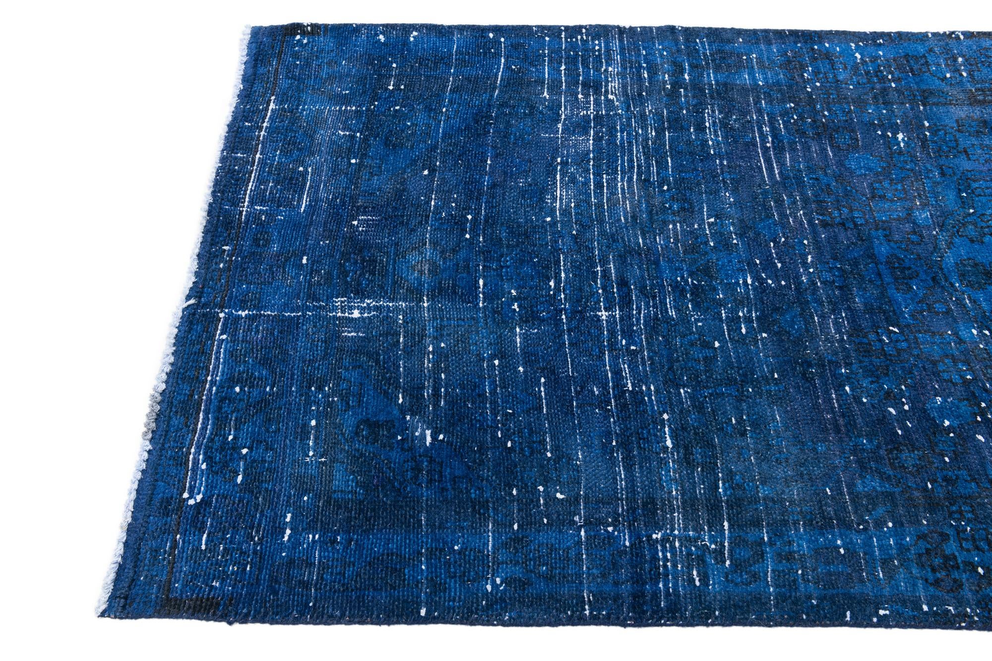 3' 5 x 7' 10 Hand Knotted Ultra Vintage Persian Wool Runner Rug