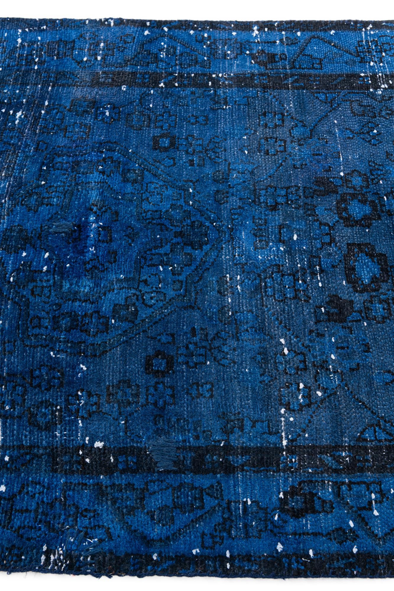 3' 5 x 7' 10 Hand Knotted Ultra Vintage Persian Wool Runner Rug