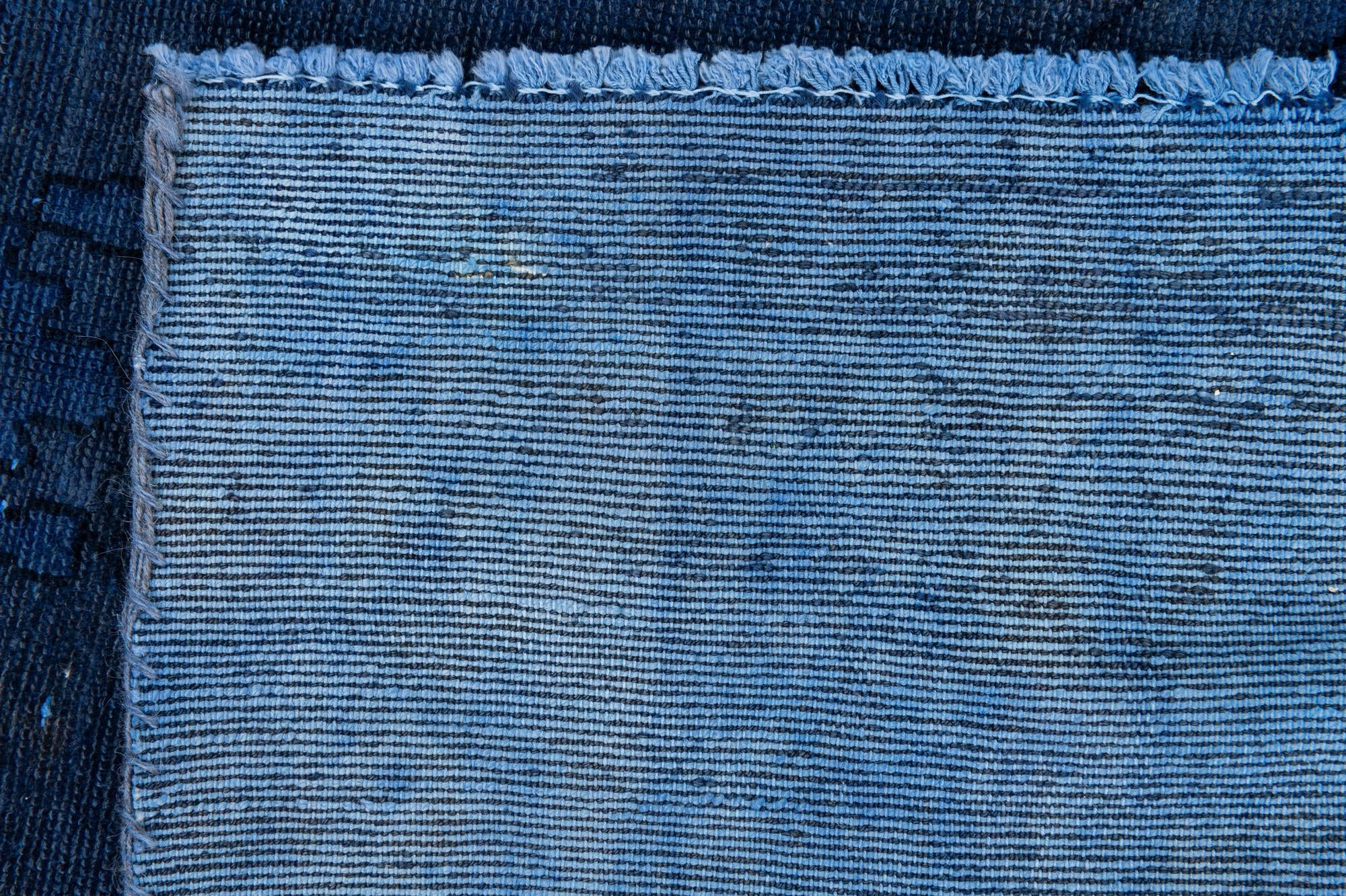 3' 9 x 8' 8 Hand Knotted Ultra Vintage Persian Wool Runner Rug