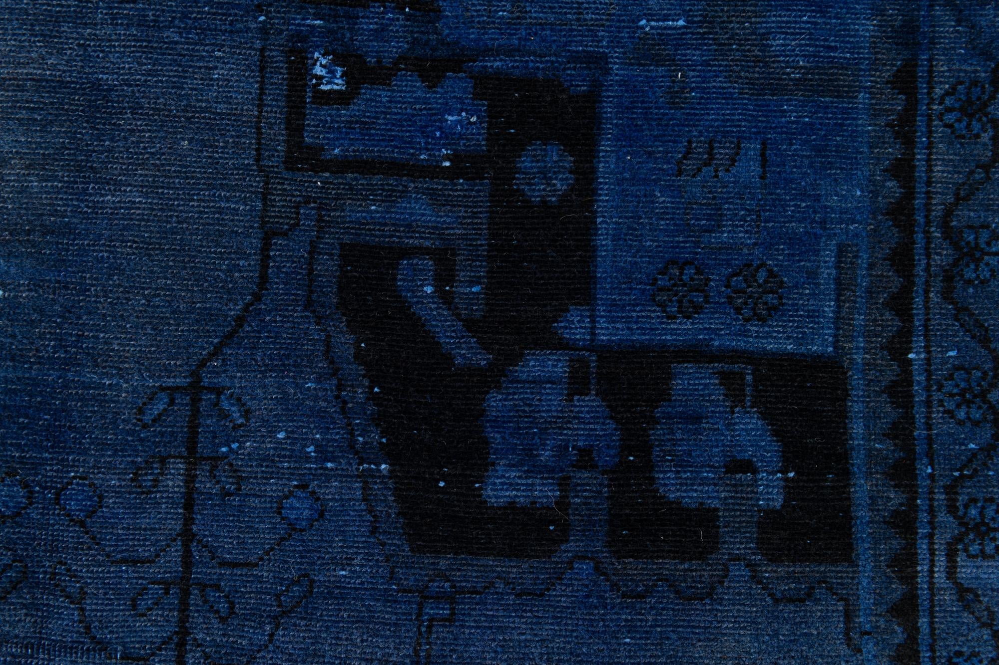 3' 9 x 8' 8 Hand Knotted Ultra Vintage Persian Wool Runner Rug