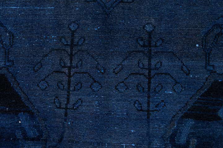 3' 9 x 8' 8 Hand Knotted Ultra Vintage Persian Wool Runner Rug