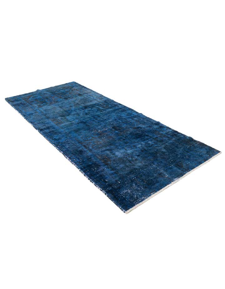 3' 10 x 8' 5 Hand Knotted Ultra Vintage Persian Wool Runner Rug