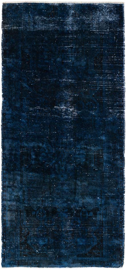 Detail image of 3' 10 x 8' 5 Hand Knotted Ultra Vintage Persian Wool Runner Rug
