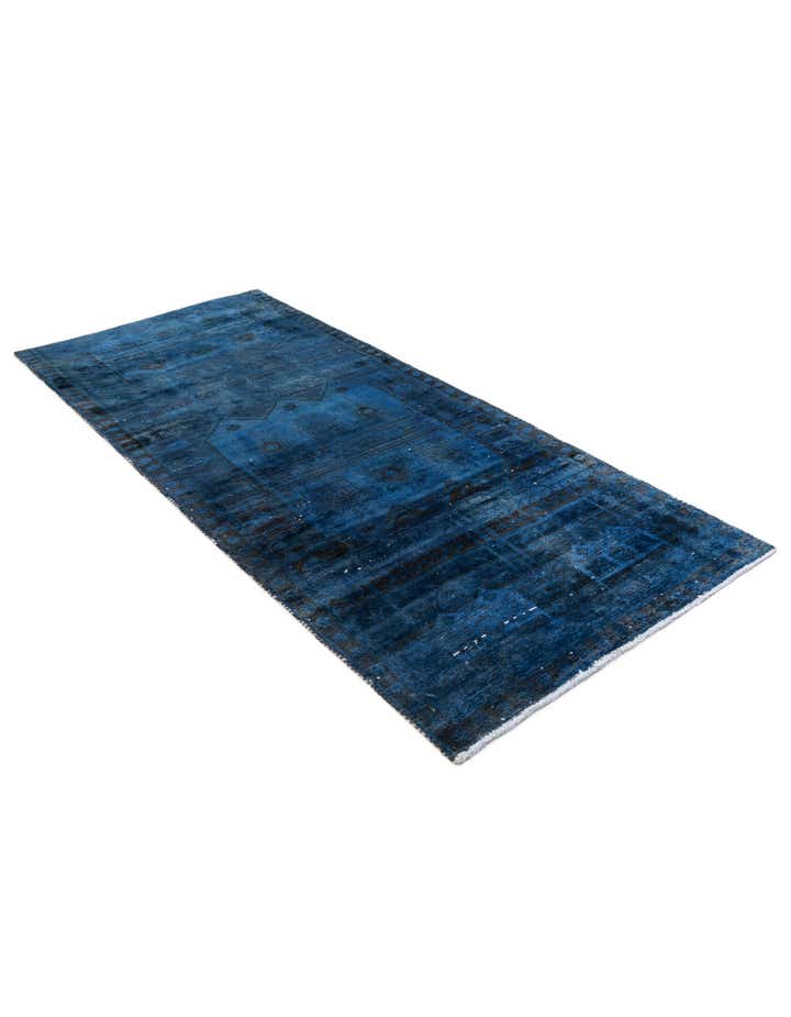 3' 10 x 9' 1 Hand Knotted Ultra Vintage Persian Wool Runner Rug