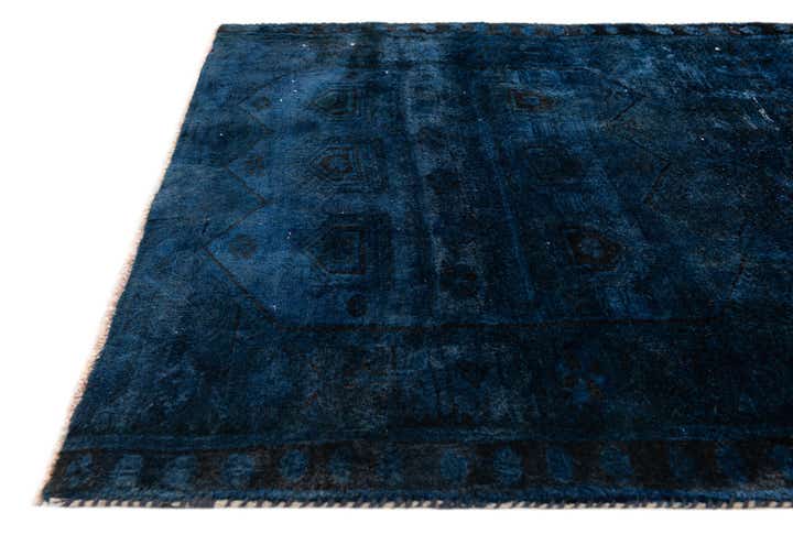 3' 10 x 9' 1 Hand Knotted Ultra Vintage Persian Wool Runner Rug