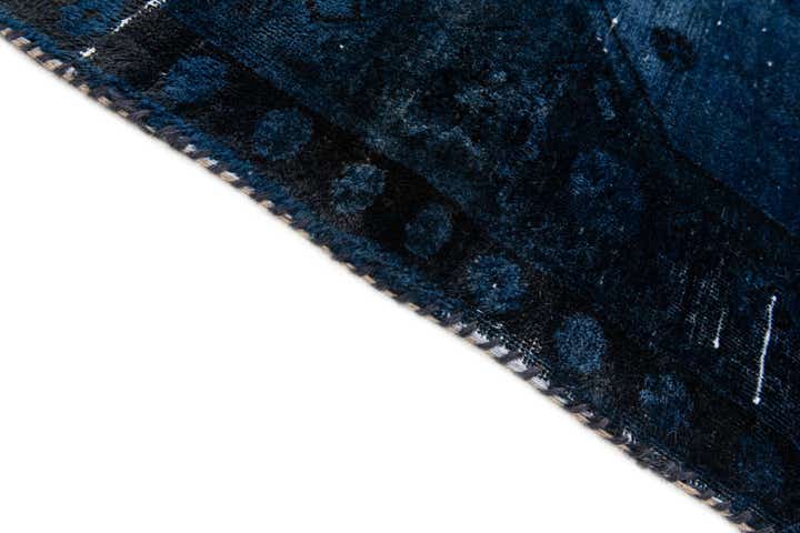 3' 10 x 9' 1 Hand Knotted Ultra Vintage Persian Wool Runner Rug