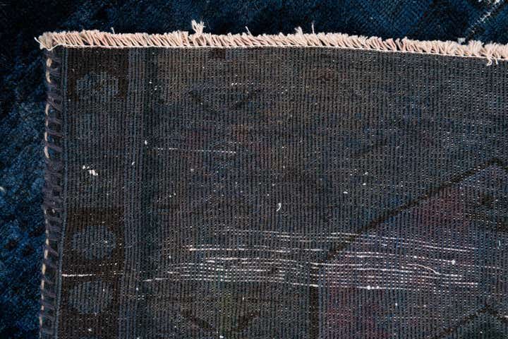 3' 10 x 9' 1 Hand Knotted Ultra Vintage Persian Wool Runner Rug