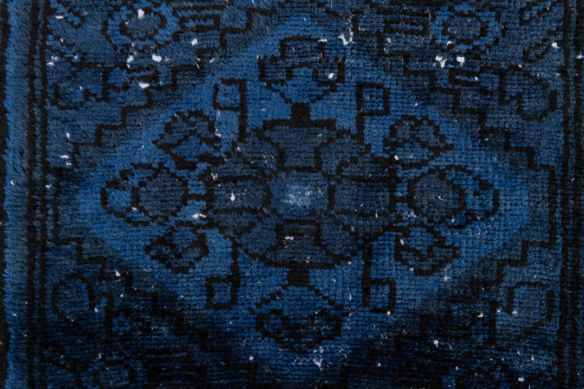 1' 9 x 12' 8 Hand Knotted Ultra Vintage Persian Wool Runner Rug