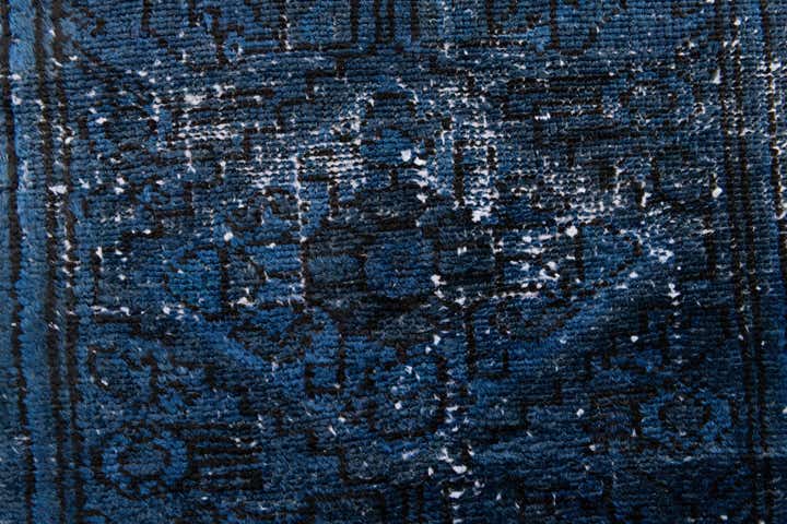 1' 9 x 12' 8 Hand Knotted Ultra Vintage Persian Wool Runner Rug