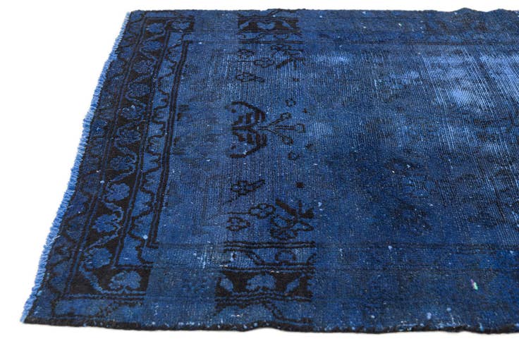 Detail image of 3' x 9' 10 Hand Knotted Ultra Vintage Persian Wool Runner Rug