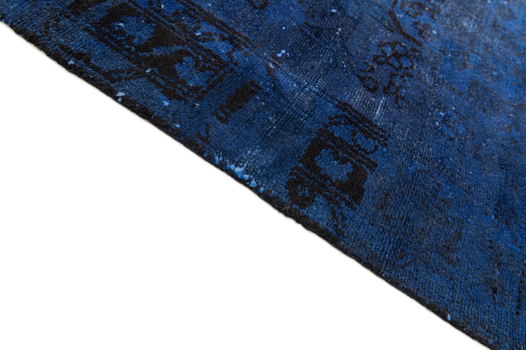 90cm x 300cm anudado a mano Ultra Vintage Alfombra Persa Lana Pasillera