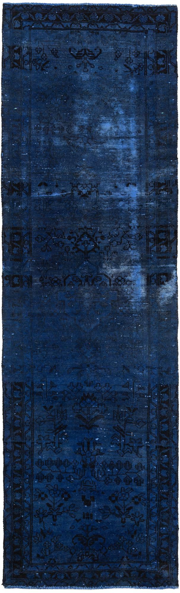 3' x 9' 10 Hand Knotted Ultra Vintage Persian Wool Runner Rug