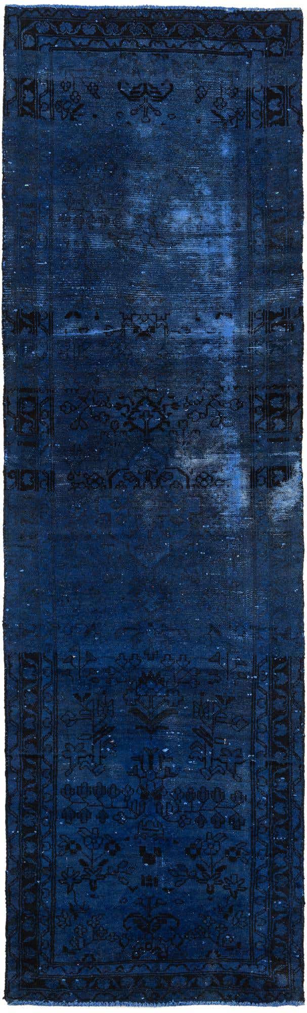 3' x 9' 10 Hand Knotted Ultra Vintage Persian Wool Runner Rug