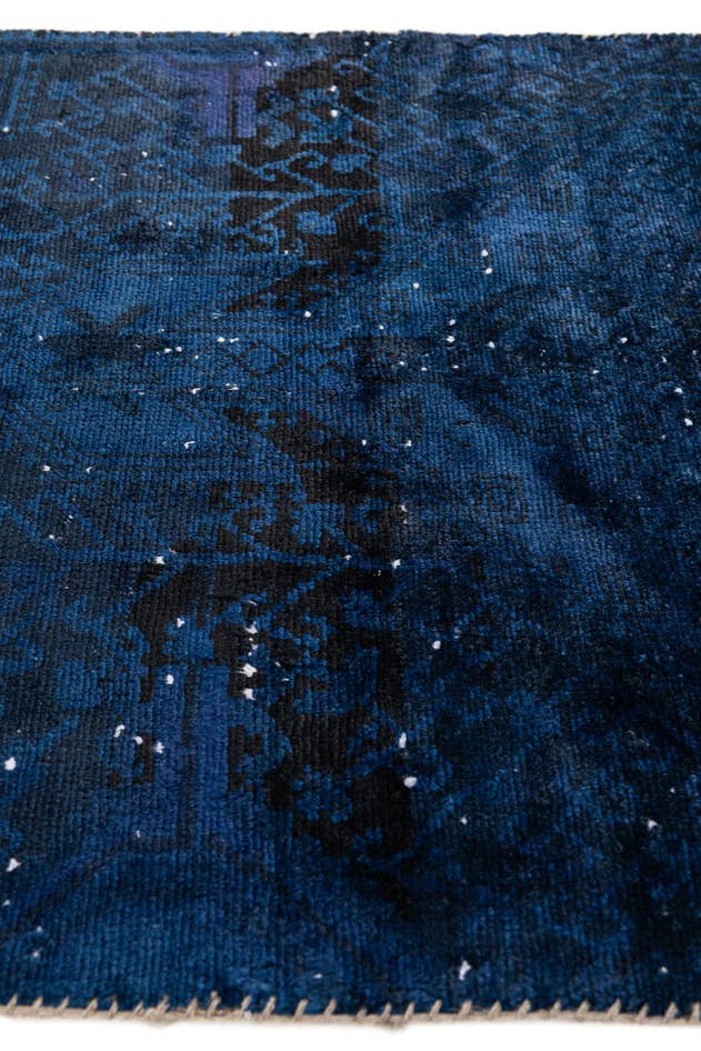 Detail image of 3' x 7' 2 Hand Knotted Ultra Vintage Persian Wool Runner Rug