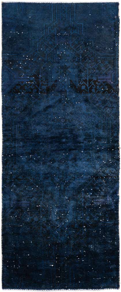 3' x 7' 2 Hand Knotted Ultra Vintage Persian Wool Runner Rug
