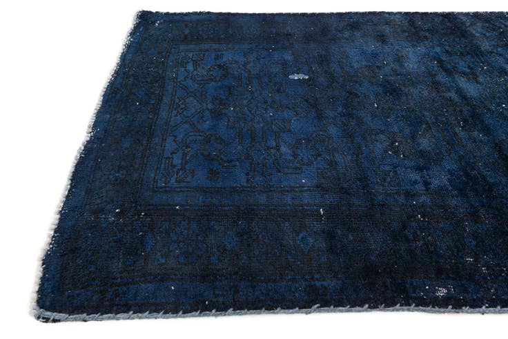 Detail image of 3' 6 x 9' 6 Hand Knotted Ultra Vintage Persian Wool Runner Rug