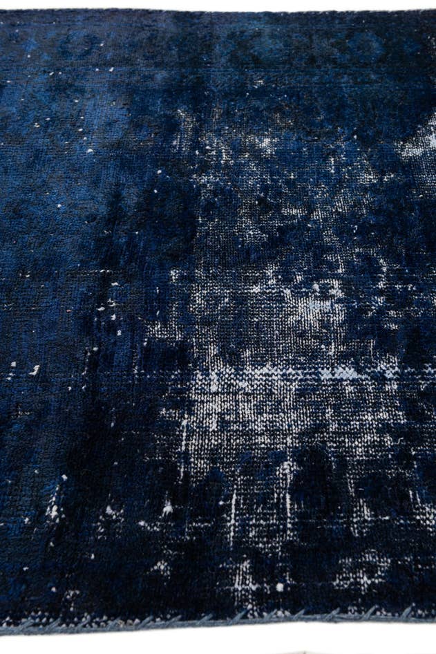 Detail image of 3' 6 x 9' 6 Hand Knotted Ultra Vintage Persian Wool Runner Rug