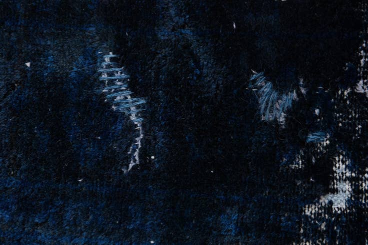 Detail image of 3' 6 x 9' 6 Hand Knotted Ultra Vintage Persian Wool Runner Rug