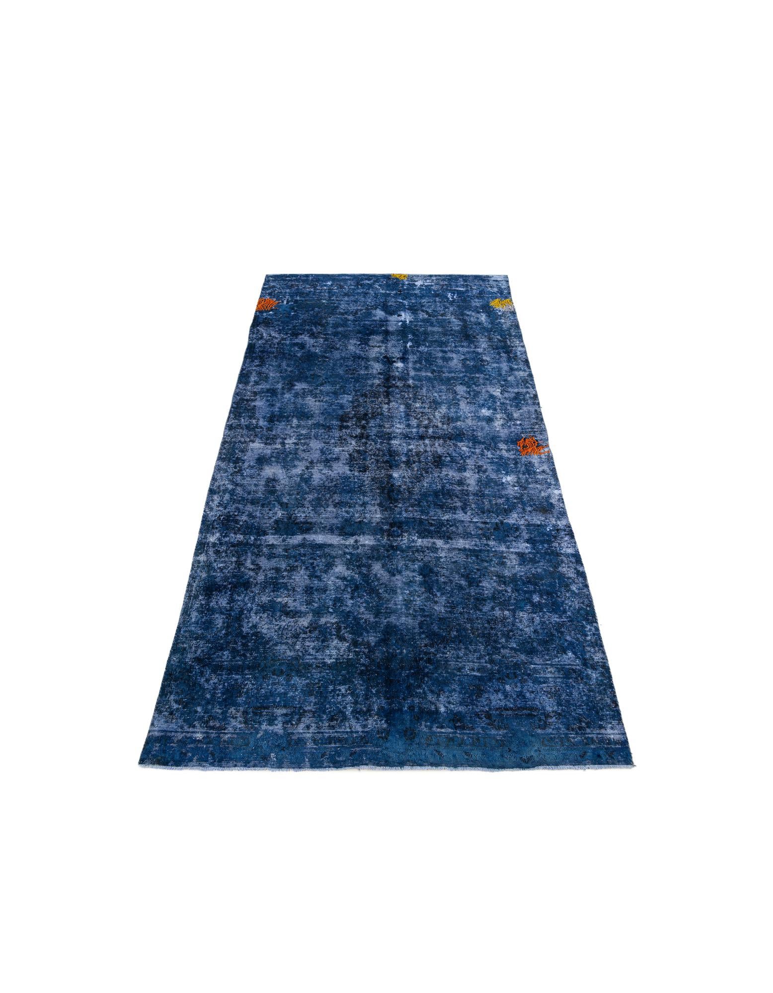 7' x 14' 6 Hand Knotted Ultra Vintage Persian Wool Runner Rug