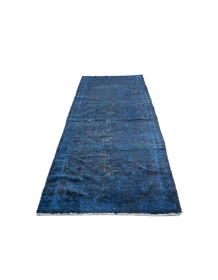 3' 4 x 8' 1 Hand Knotted Ultra Vintage Persian Wool Runner Rug