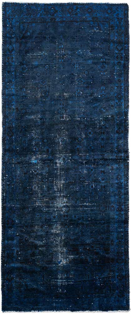 3' 4 x 8' 1 Hand Knotted Ultra Vintage Persian Wool Runner Rug