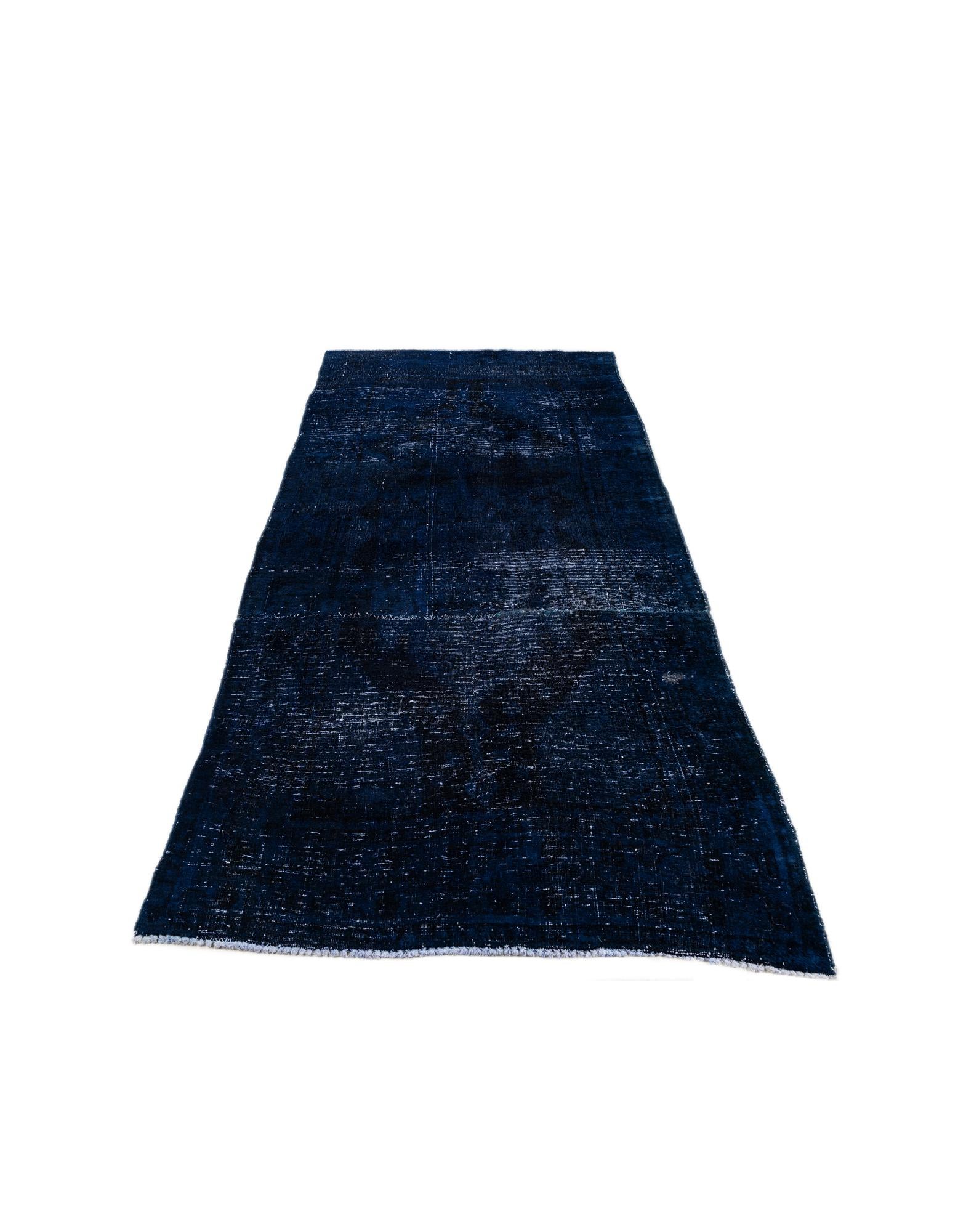 4' x 8' 5 Hand Knotted Ultra Vintage Persian Wool Runner Rug