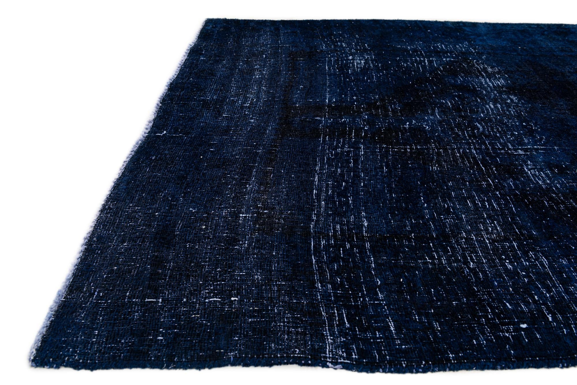 4' x 8' 5 Hand Knotted Ultra Vintage Persian Wool Runner Rug