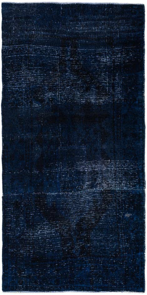 Detail image of 4' x 8' 5 Hand Knotted Ultra Vintage Persian Wool Runner Rug