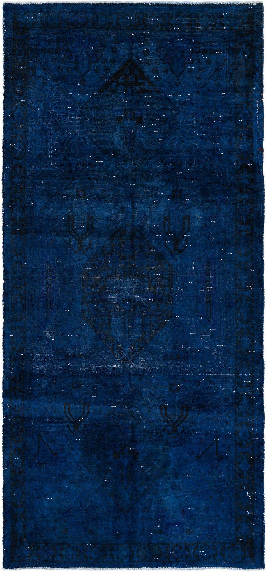 5' x 10' 3 Hand Knotted Ultra Vintage Persian Wool Runner Rug