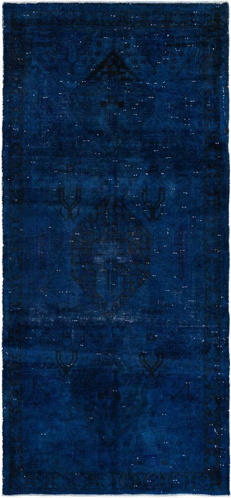 5' x 10' 3 Hand Knotted Ultra Vintage Persian Wool Runner Rug