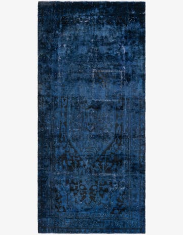 4' 9 x 10' 4 Hand Knotted Ultra Vintage Persian Wool Runner Rug