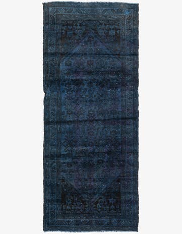 3' 4 x 8' 4 Hand Knotted Ultra Vintage Persian Wool Runner Rug